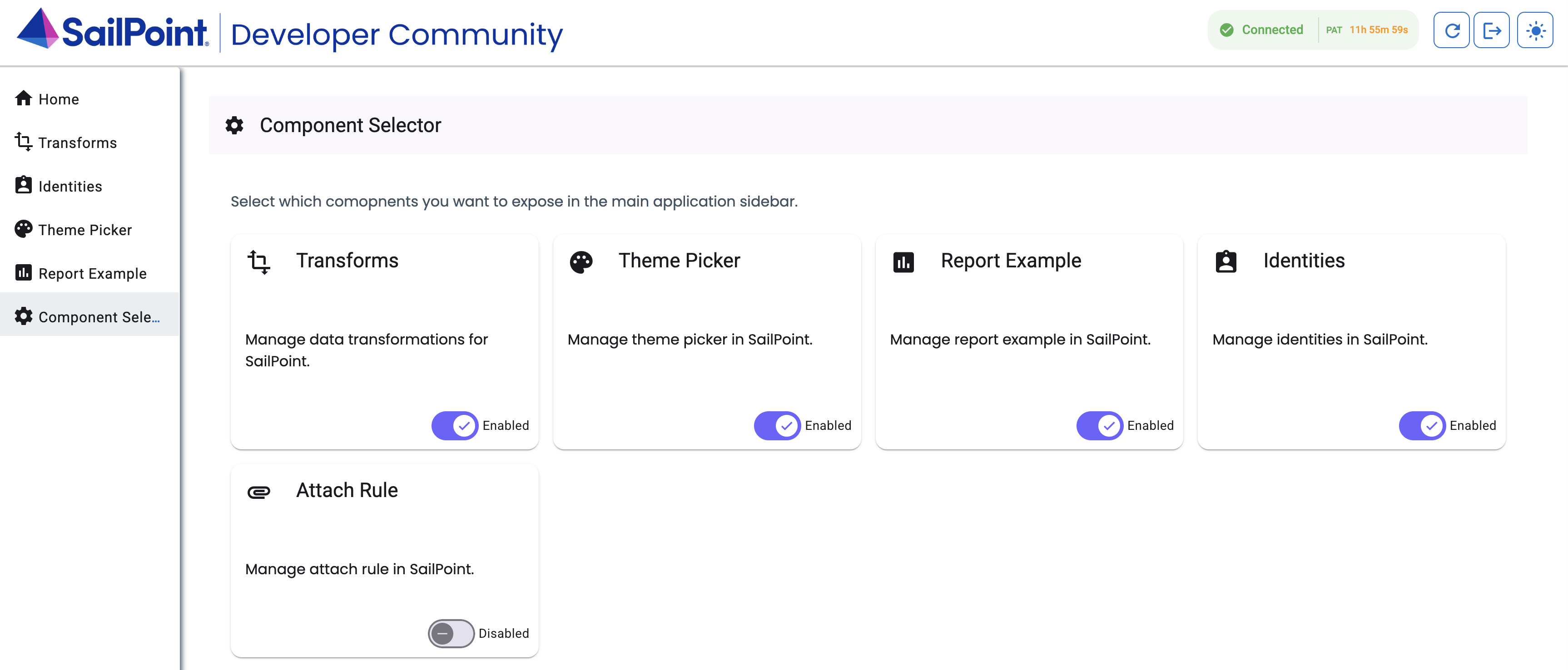 select components
